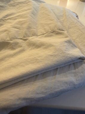 Neutral Gray Cotton Bedding Sheet Set